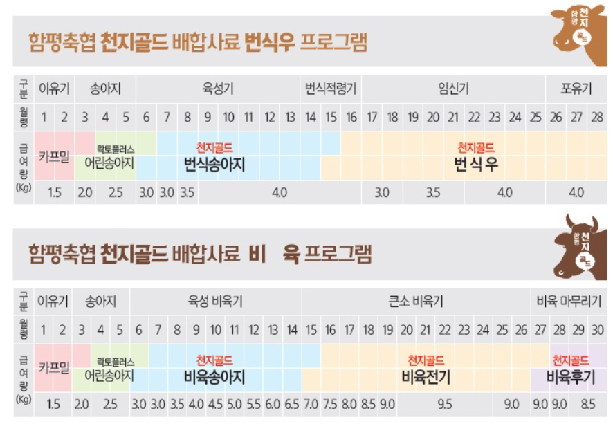 사료안내
